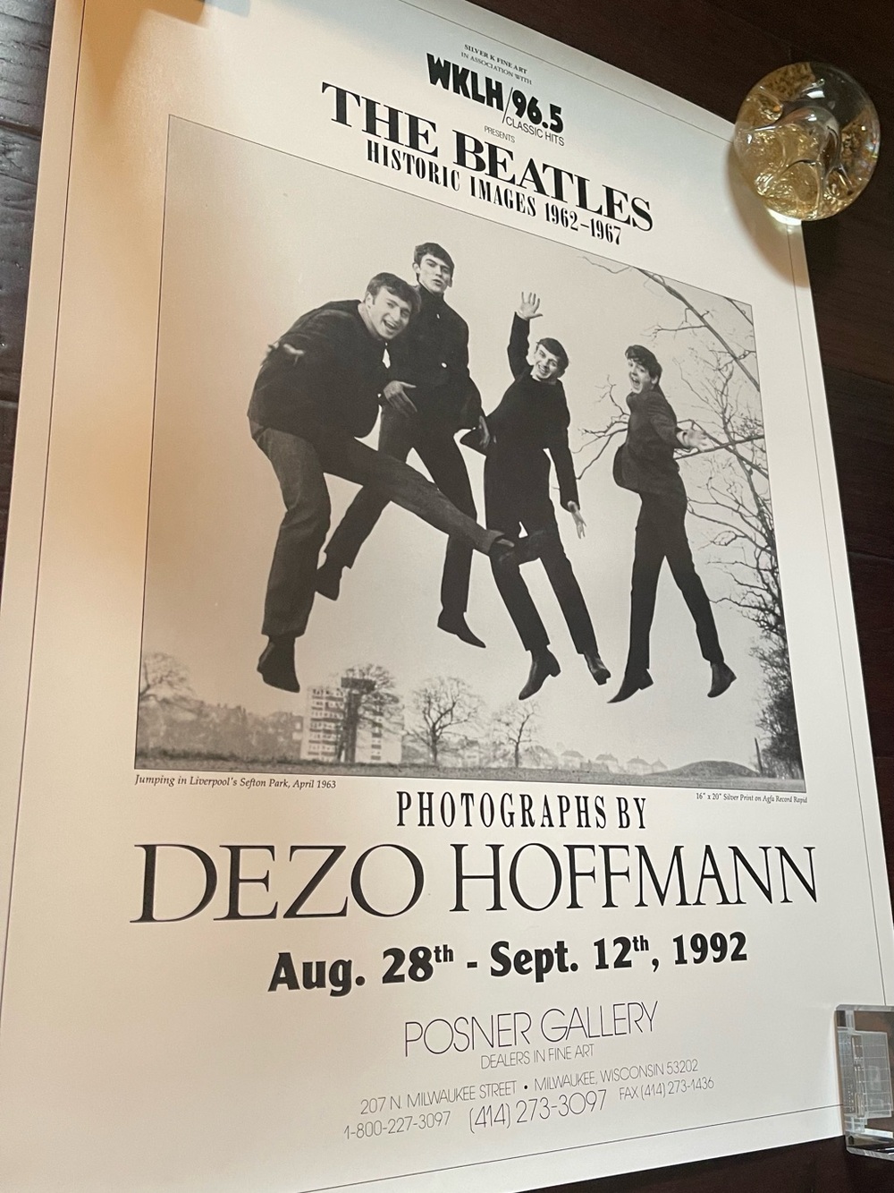 The Beatles Black & White Vintage Poster - The Beatles